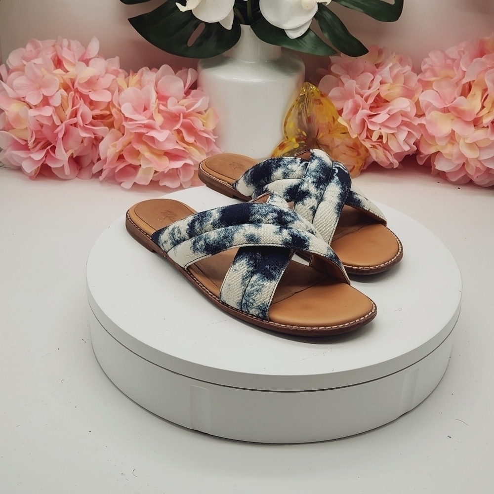 Madewell The Skyler Slide Sandal in Tie-Dye Sz 6.5 - Picture 10 of 14